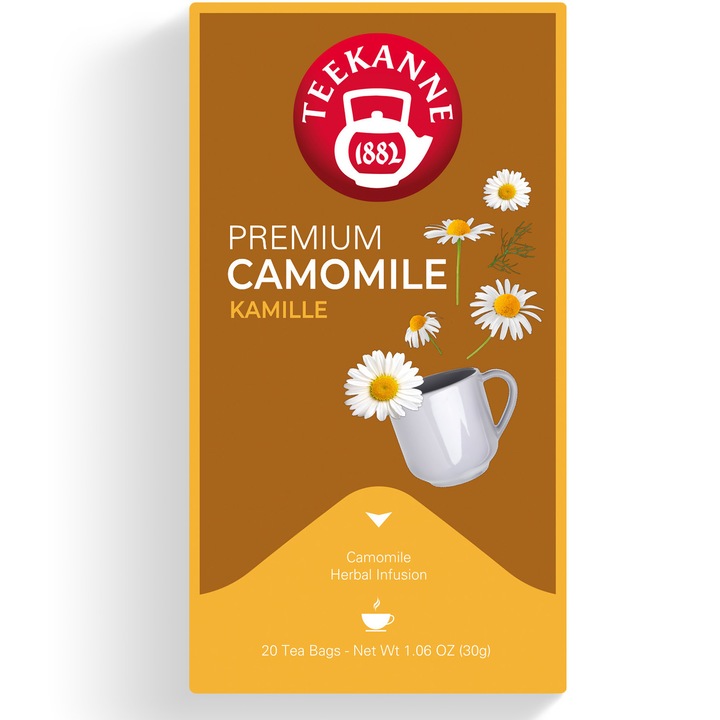 Ceai musetel, Teekanne Premium, 20 plicuri, 30 g