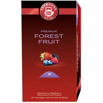 Ceai Teekanne Premium Forest Fruit, 20 pliculete, 60 gr. Ceai Teekanne Premium Forest Fruit, 20 pliculete, 60 gr.