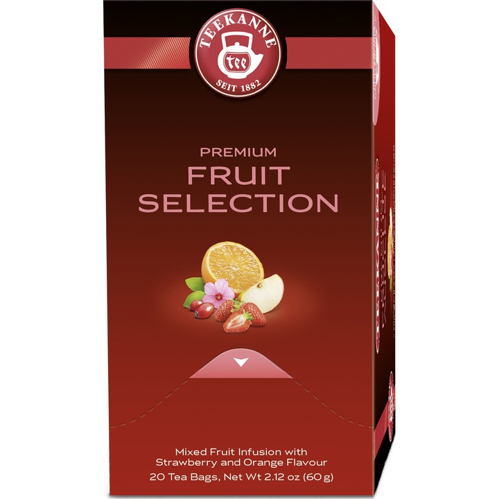 Ceai Teekanne Premium Fruit Selection, 20 pliculete, 60 gr.