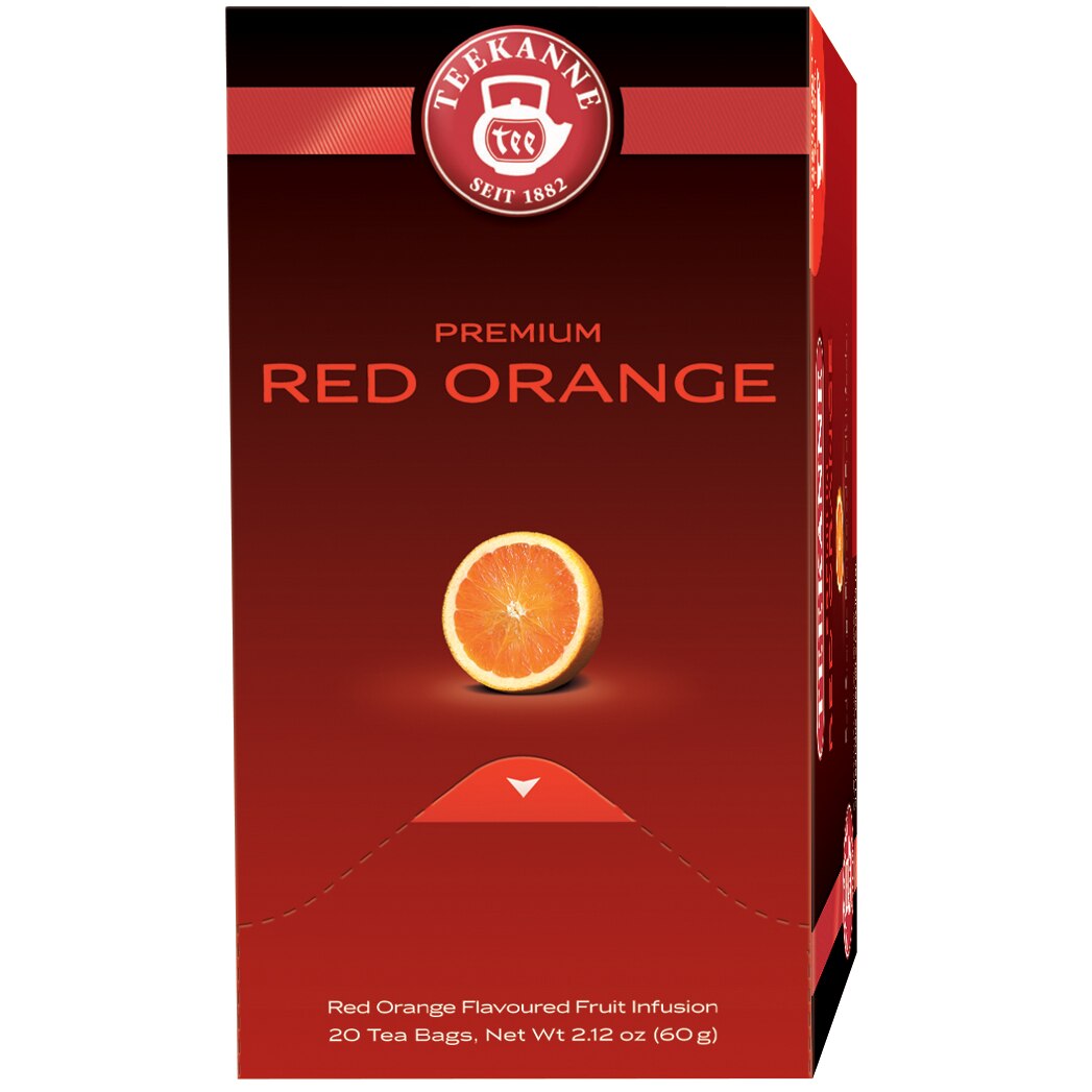 Ceai Teekanne Premium Red Orange, 20 pliculete, 60 gr.