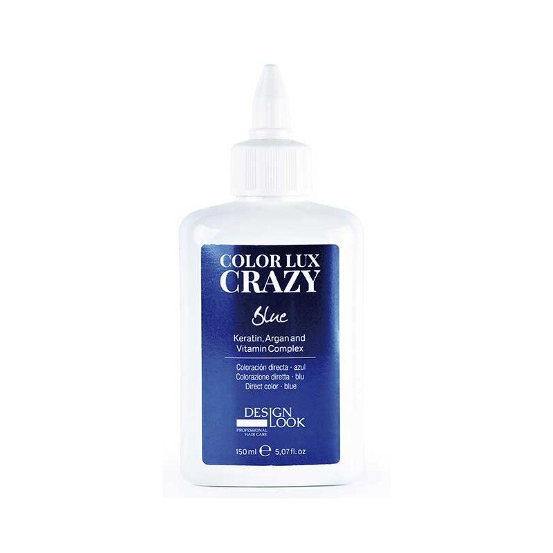Vopsea Profesionala fara amoniac Design Look Color Lux Crazy Blue 150ml