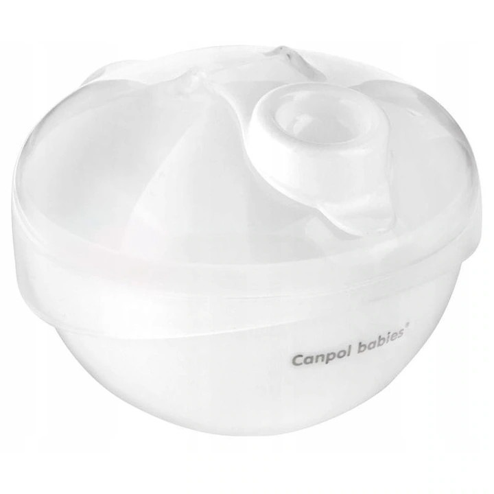 Dozator pentru lapte praf 270 ml 0+ luni Canpol Babies 56/014, Alb