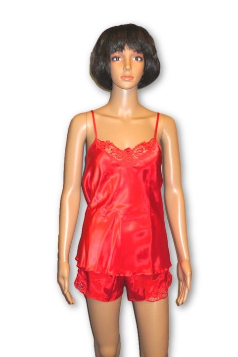 Noi fehernemu, szaten hatasu, piros, Piros