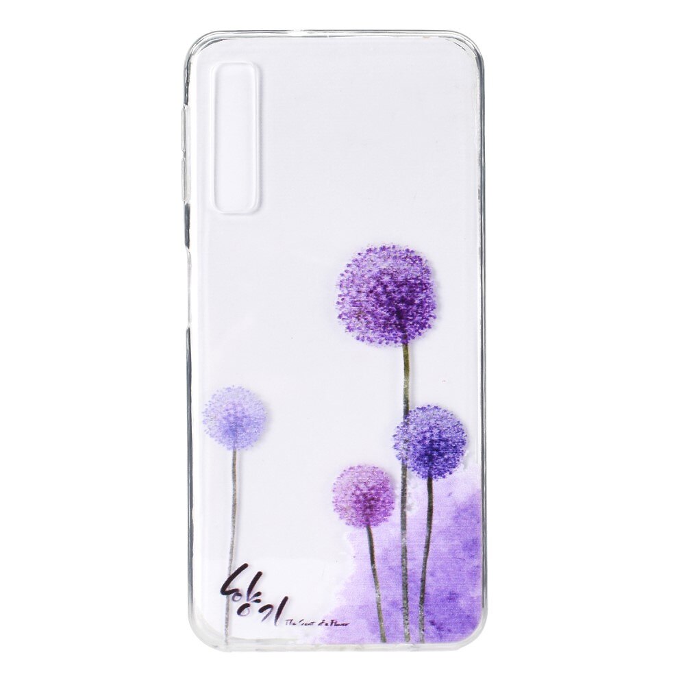 Carcasa Husa Samsung Galaxy A7 2018 Model Dandelion, Antisoc + Folie sticla securizata Samsung Galaxy A7 2018 Tempered Glass Viceversa