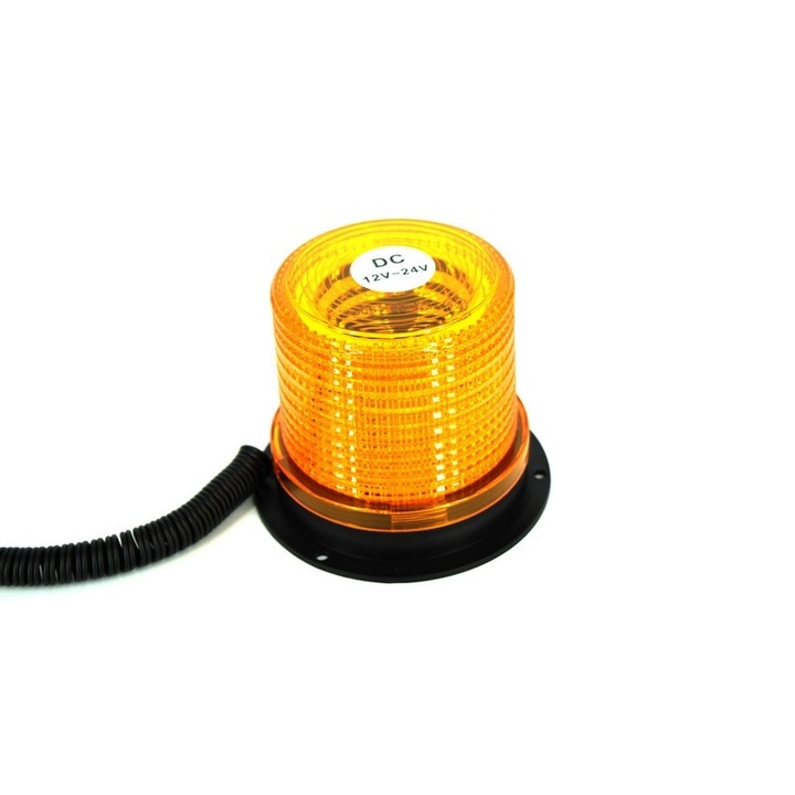 DAC figyelmeztető lámpa, EU által jóváhagyott, 30 SMD, IP65, 12-24V, narancssárga