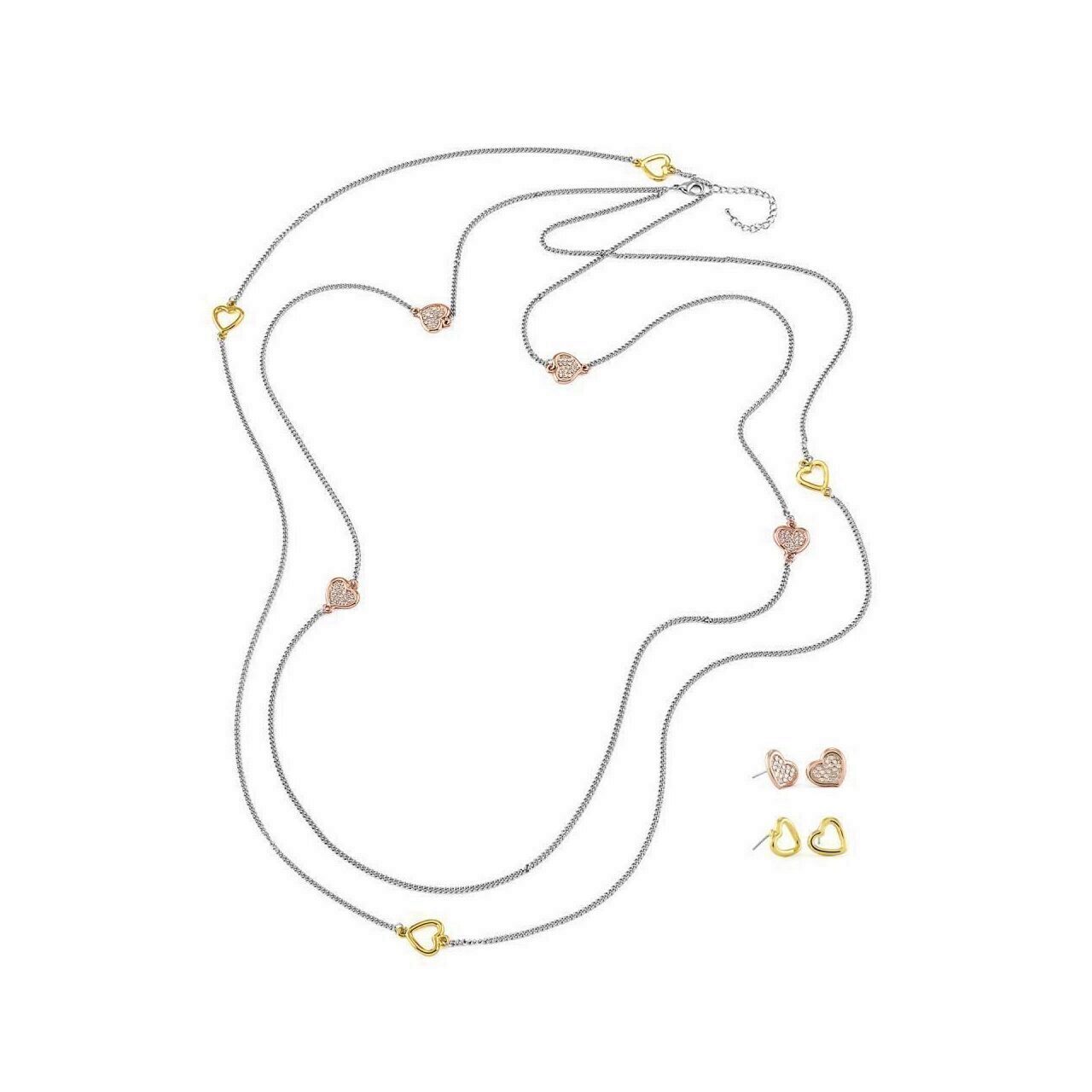 Set bijuterii dama Pierre Cardin PXN6422, colier si 2 perechi cercei