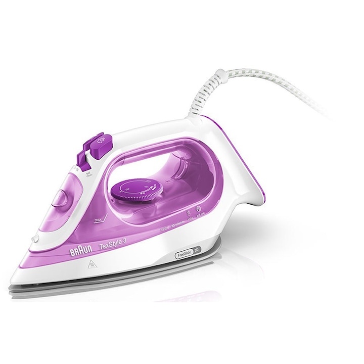 Braun SI3030PU gőzölős vasaló, 2300W, Lila/Fehér