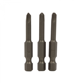 Biti pentru insurubare, Wolfcraft Tri-Wing, 1 - 2 - 3, 50 mm, set 3 bucati AN Biti pentru insurubare, Wolfcraft Tri-Wing, 1 - 2 - 3, 50 mm, set 3 bucati AN