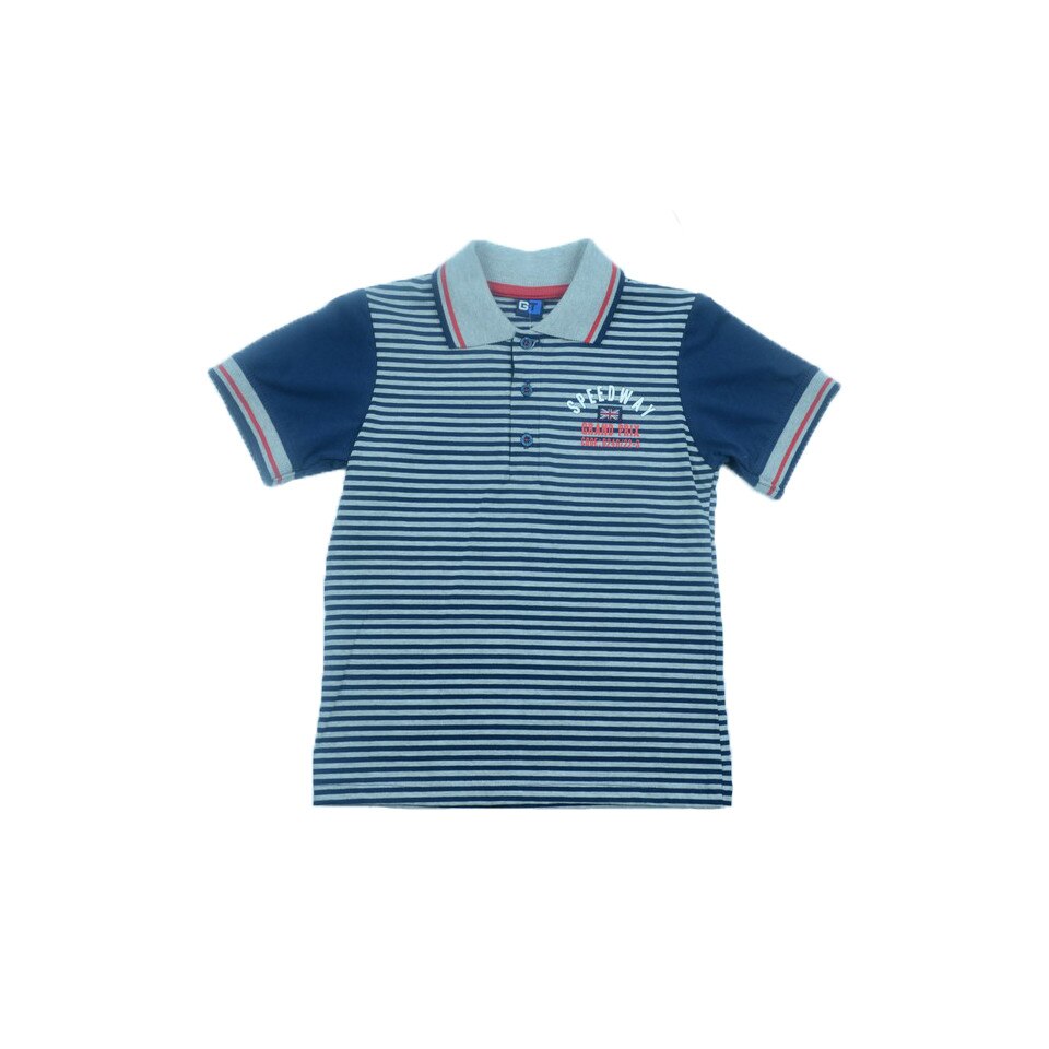 Tricou maneca scurta baieti GT GT-3734B, Bleumarin