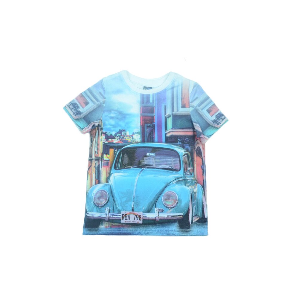 Tricou maneca scurta baieti GT GT-4981, Multicolor