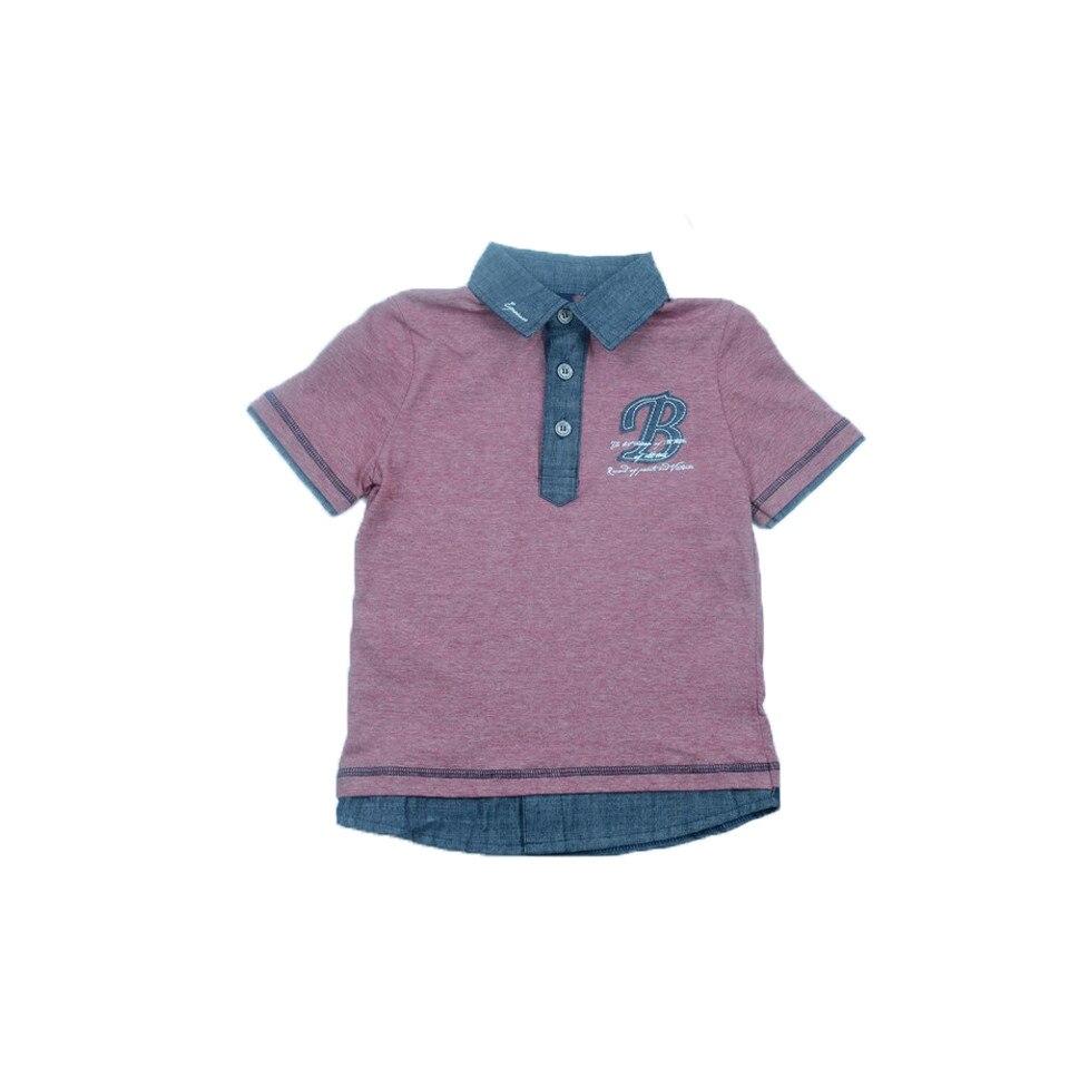 Tricou maneca scurta baieti GT GTP-3074R, Rosu