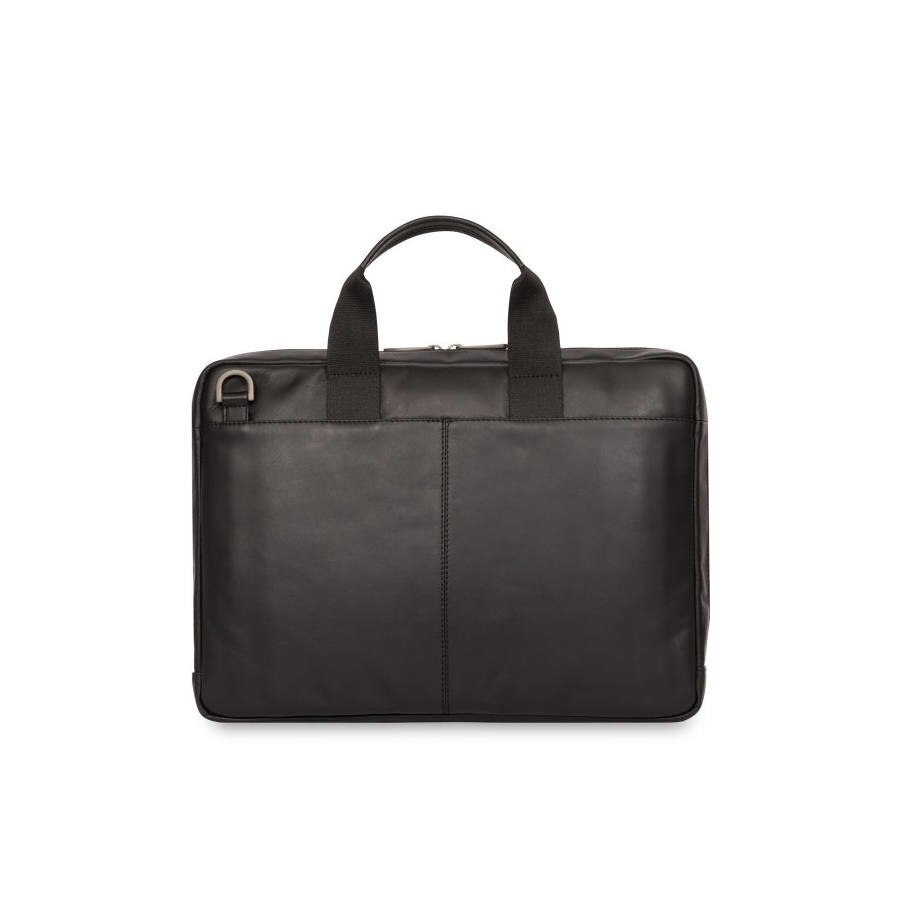 Geanta, Knomo, Casual-Business din piele naturala , neagra