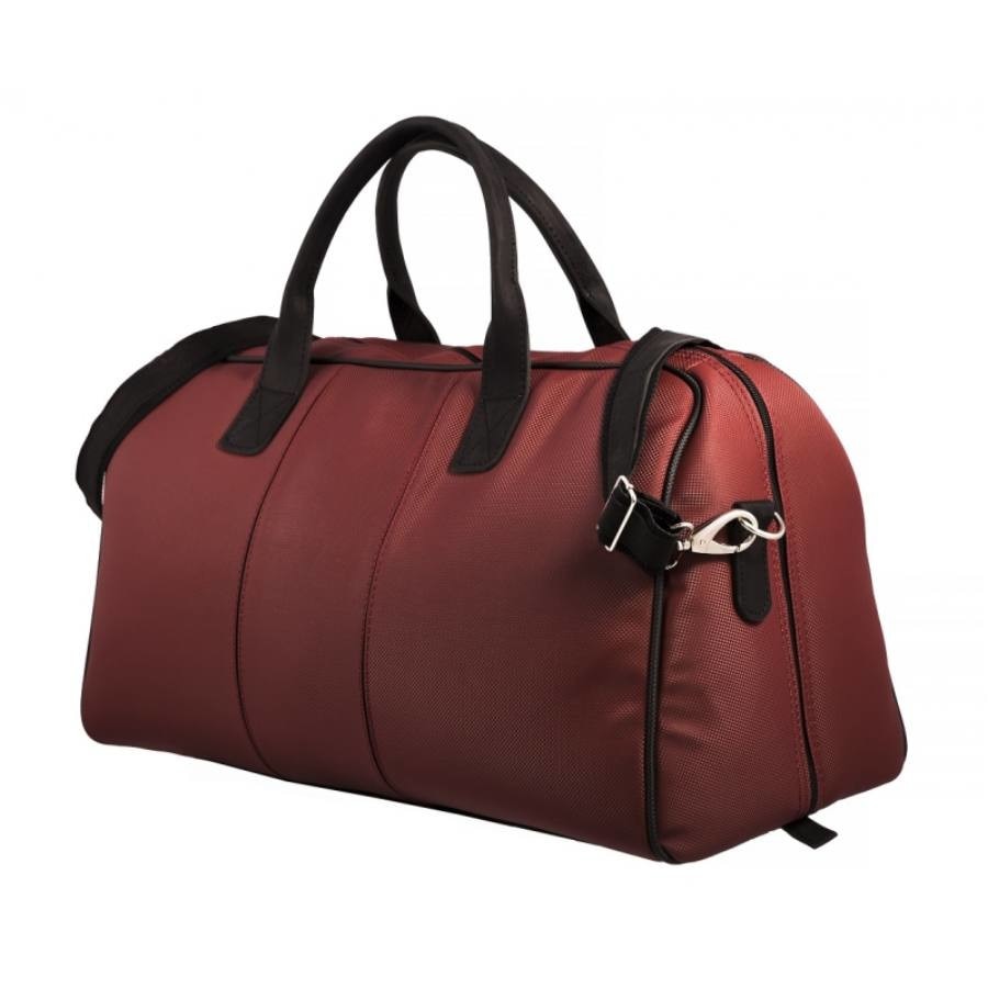 Geanta Casual, Brodrene, din piele naturala ,rosie