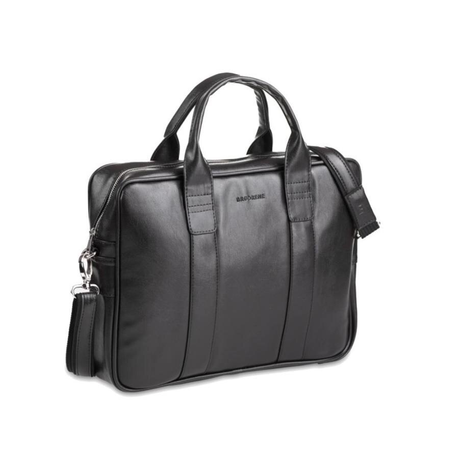 Geanta de umar, Brodrene, din piele ecologica,neagra