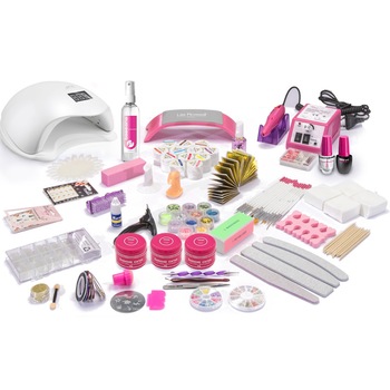 Kit unghii profesional 439 piese SUN5 48W, Base One Color Line original Kit unghii profesional 439 piese SUN5 48W, Base One Color Line original