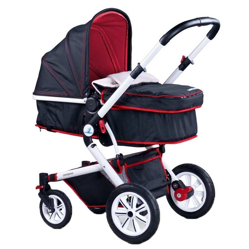Carucior nou nascuti CARETERO Compass CSS2N, Negru