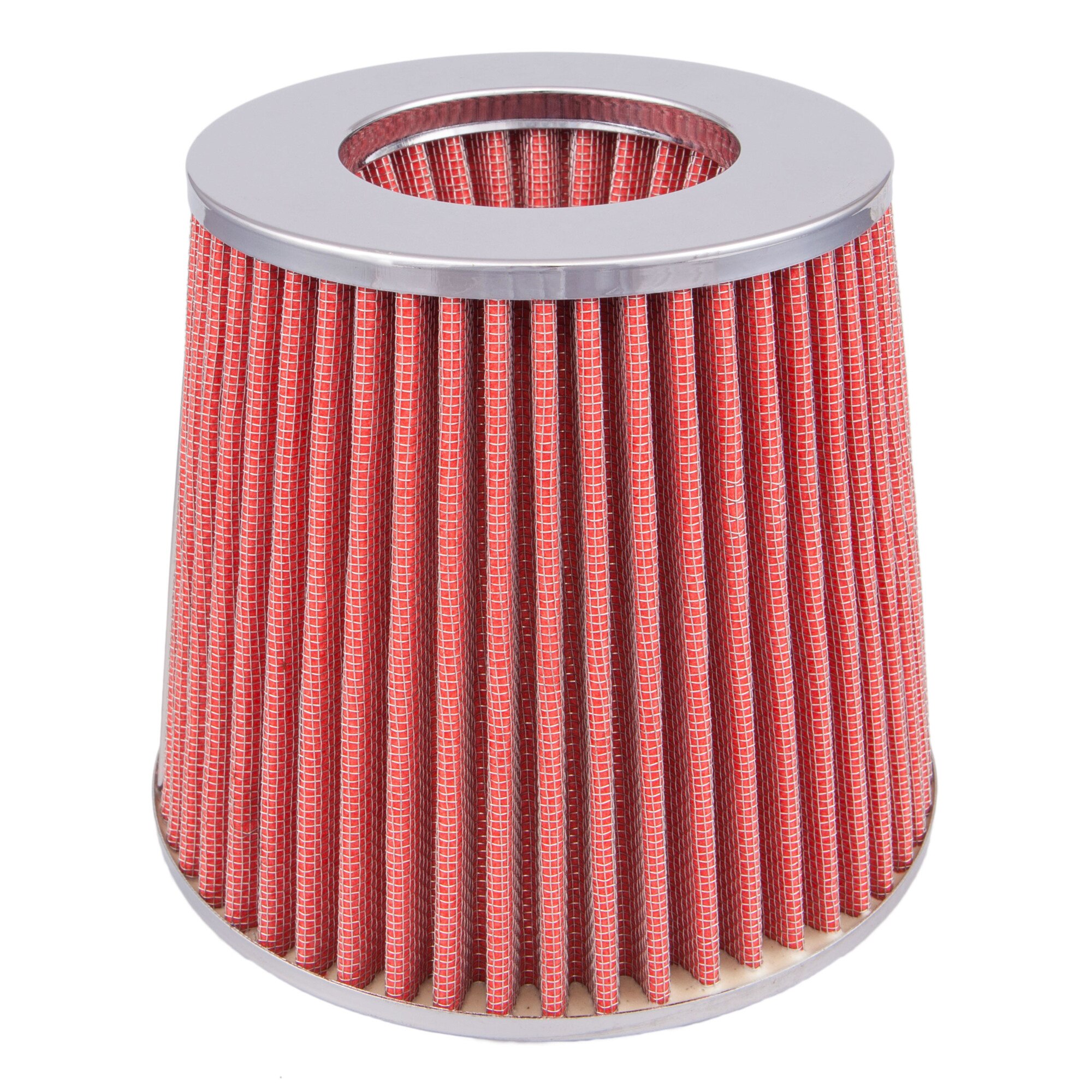 Filtru aer sport crom - rosu 4cars