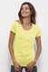 Дамска тениска Stanley Stella, от модал и органичен памук, жълта, размер XS