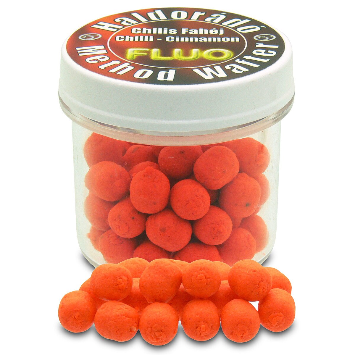 Pelete,Haldorado,Fluo Method Wafter 8 mm - Scortisoara Chilli 10 g