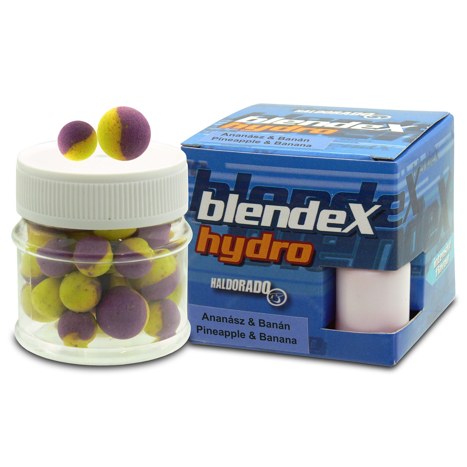 Pelete,Haldorado,BlendeX Hydro Big Carps 12, 14 mm - Ananas + Banana 20 g