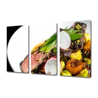 set tablouri multicanvas 3 piese premium art factory truecolor culinar multicolor cina cu vita ridiche spanac si rosii cherry panza pe cadru de lemn decoratiuni moderne pentru casa 120 x 60 cm imagen 54_1_
0