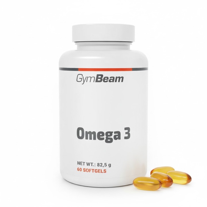 Omega 3 1000 mg, Ulei de peste, GymBeam, 60 capsule