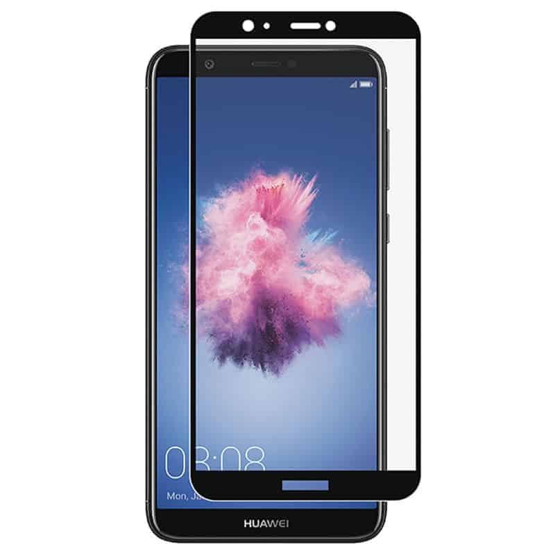 Folie de Sticla Huawei P Smart - Acoperire completa ecran, Margini negre