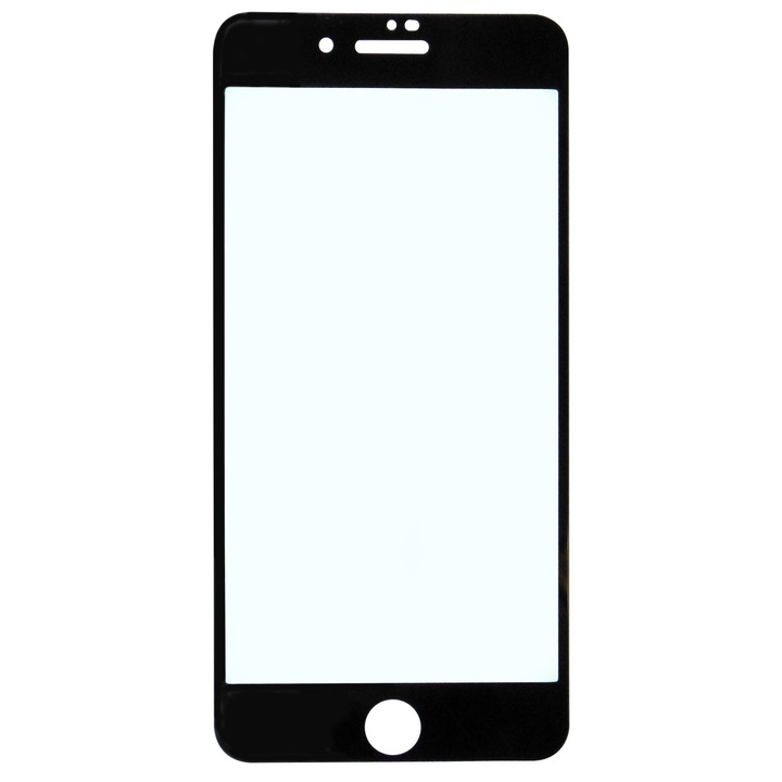 5D Full Glue скрийн протектор стъклено фолио черни ръбове за Apple iPhone 7 Plus, 8 Plus