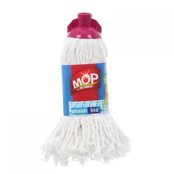 Rezerva mop Plastina bumbac, alba, 300 g, AN Rezerva mop Plastina bumbac, alba, 300 g, AN