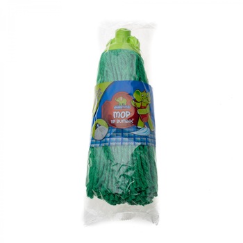 Rezerva mop Plastina bumbac, verde, 250 g, AN Rezerva mop Plastina bumbac, verde, 250 g, AN