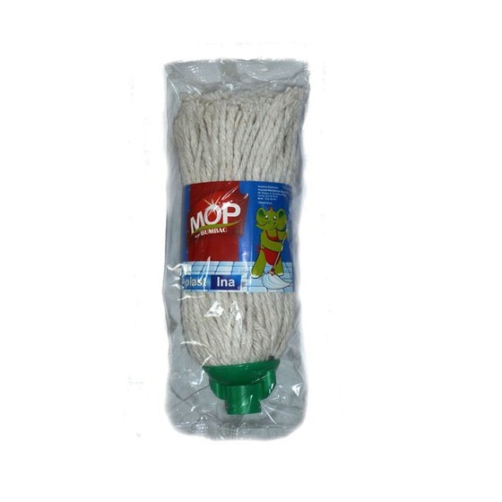 Rezerva mop Plastina bumbac, alba, 240 g, AN