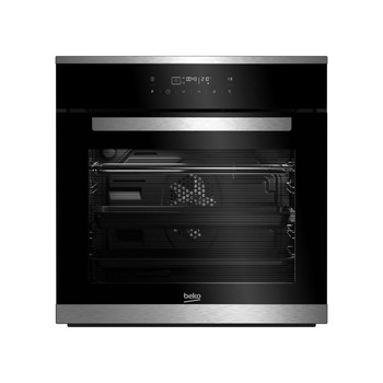 Cuptor incorporabil Beko BIM25402XMS, A+, grill,12 functii, 71 l, Negru/Inox Cuptor incorporabil Beko BIM25402XMS, A+, grill,12 functii, 71 l, Negru/Inox
