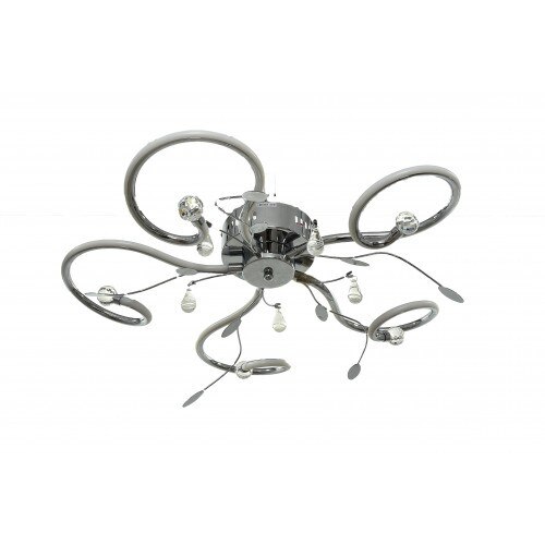 Plafoniera NIKOM NG 9408-5, LED, 55W, 4000K, 220 V, PVC, crom