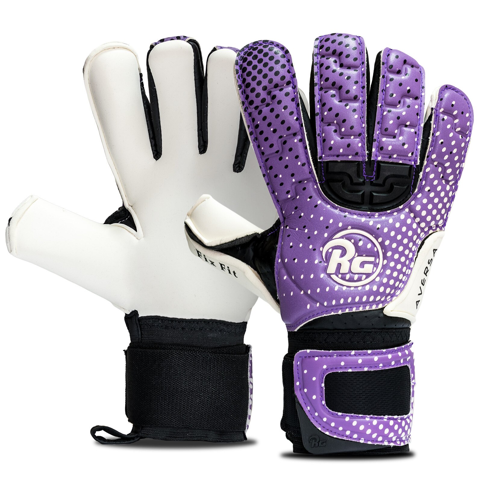 Manusi de portar, RG, Aversa,Mov/Alb, Marimea 11, GigaGrip Latex