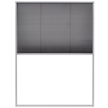 Ecran plasa pentru fereastra tip plisse vidaXL, Fibra de sticla, 60 x 80 cm, Alb Ecran plasa pentru fereastra tip plisse vidaXL, Fibra de sticla, 60 x 80 cm, Alb