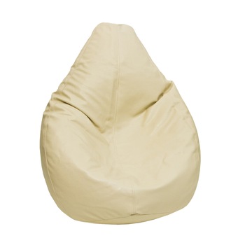 Fotoliu Puf BEAN BAGS, tip para, cu maner, piele ecologica, pentru interior/exterior, Nude Fotoliu Puf BEAN BAGS, tip para, cu maner, piele ecologica, pentru interior/exterior, Nude