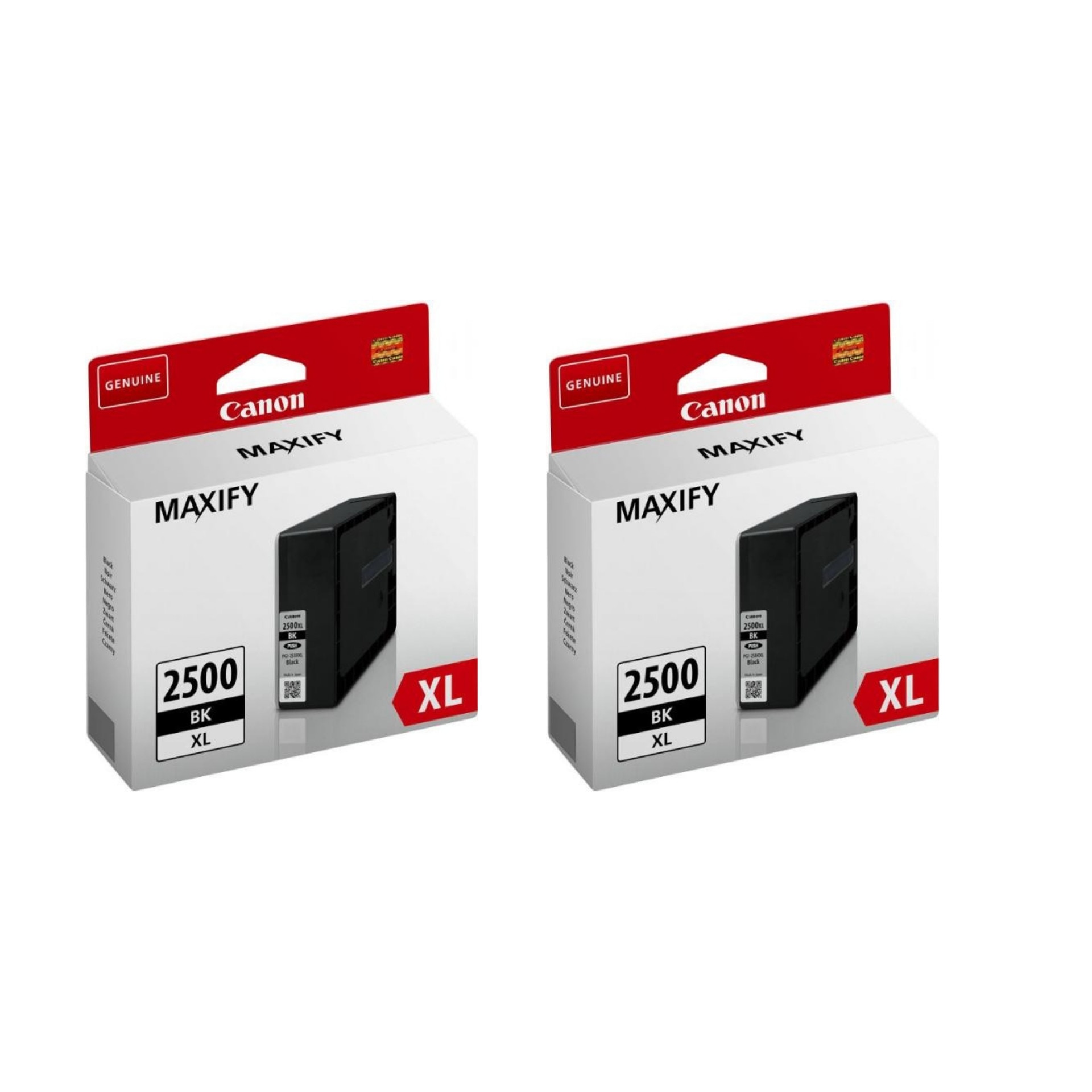 Pachet cartuse cerneala PGI-2500XL x 2 negru original Canon 5000 pagini