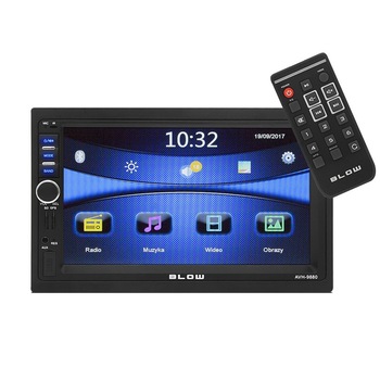 Navigatie Multimedia MP5 Player Auto 2DIN Blow, Bluetooth, Modul GPS, Display Color 7 Inch, Radio AM/FM, USB, Card SD, AUX, Telecomanda Navigatie Multimedia MP5 Player Auto 2DIN Blow, Bluetooth, Modul GPS, Display Color 7 Inch, Radio AM/FM, USB, Card SD, AUX, Telecomanda