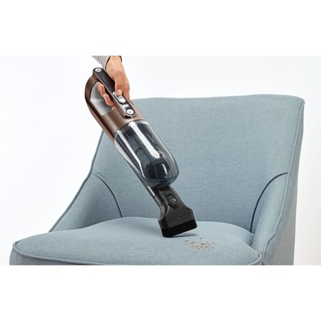 Aspirator vertical Bosch BCH3K210, 21.6 V, 2 in 1, LI-Ion, 2 trepte de putere, Maro