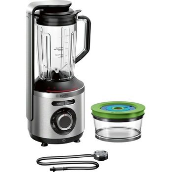 Blender vacuum Bosch MMBV622M, 1000 W, 37000 rpm, Cana Tritan 1.5 L, cutit cu 6 lame, Argintiu Blender vacuum Bosch MMBV622M, 1000 W, 37000 rpm, Cana Tritan 1.5 L, cutit cu 6 lame, Argintiu