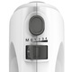 Миксер с купа Bosch MFQ2600X, 400 W ,4 скорости+turbo, 2 куки, 2 бъркалки, Бял/Сив