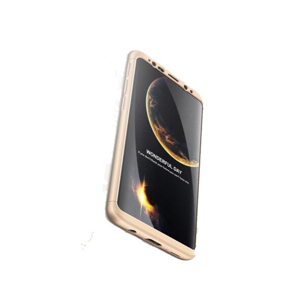 Husa Samsung Galaxy S9 FullBody MyStyle Gold , 360 grade cu folie de protectie gratis