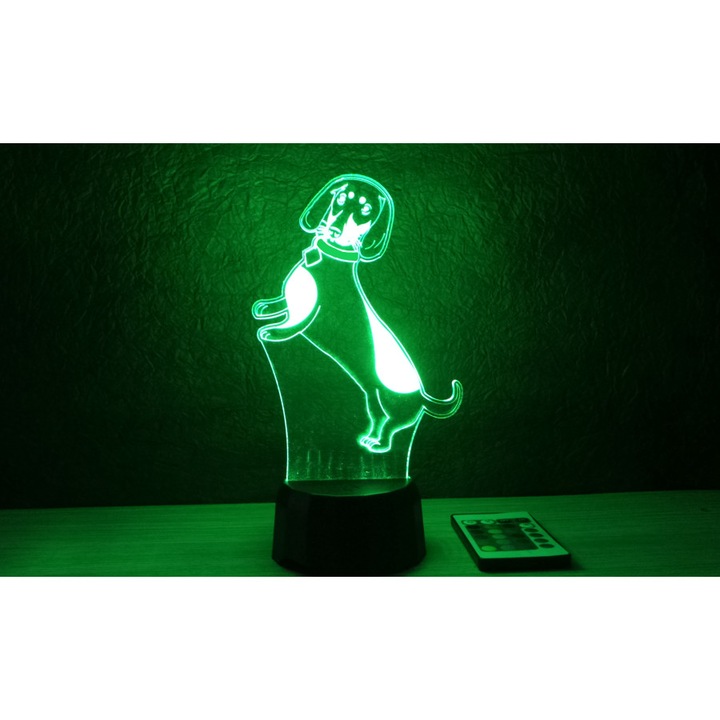 Tacskó mintás lámpa, távirányítóval