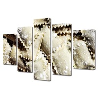 set tablouri multicanvas 5 piese premium art factory truecolor culinar multicolor foietaj gata pentru copt  panza pe cadru de lemn decoratiuni moderne pentru casa 60 x 100 cm imagen 50_0_
0