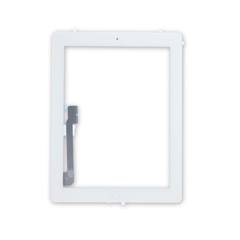 Touchscreen pentru Apple Ipad 3 Alb Touchscreen pentru Apple Ipad 3 Alb