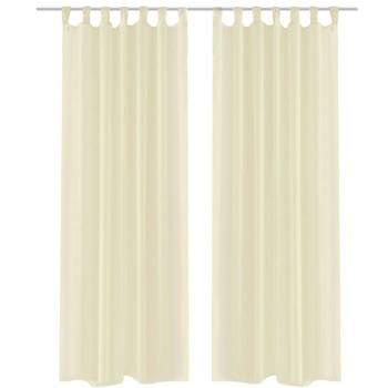 Perdea transparenta Crem 140 x 225 cm 2 buc Perdea transparenta Crem 140 x 225 cm 2 buc