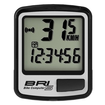 Ciclocomputer Ecowell BRI-5 cu fir, 5 functii Ciclocomputer Ecowell BRI-5 cu fir, 5 functii