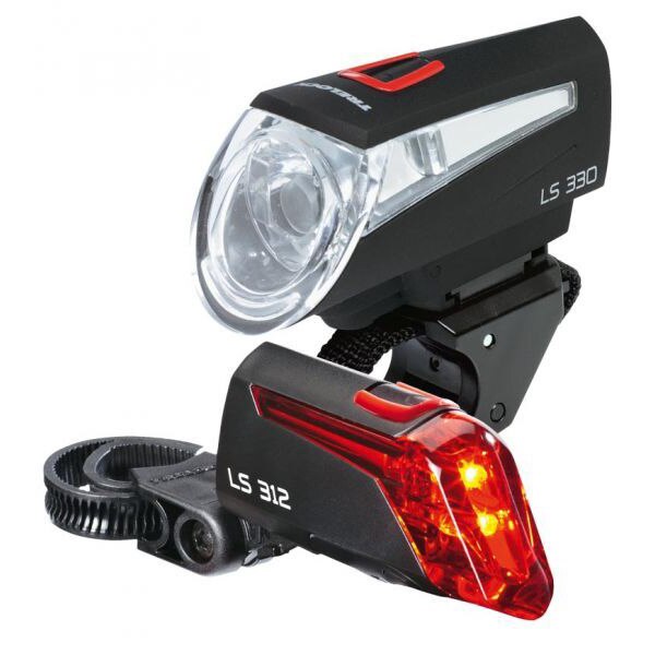 Set lumini Trelock Kombi FRB LS 330/312, Black
