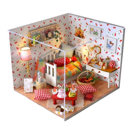 Joc Interactiv Macheta Casuta De Asamblat Miniatura Diy Cadou Zi De Nastere Aniversare Autumn Fruit Emag Ro