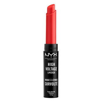 Ruj NYX Professional Makeup High Voltage Lipstick - 22 Rock Star Rosu Ruj NYX Professional Makeup High Voltage Lipstick - 22 Rock Star Rosu
